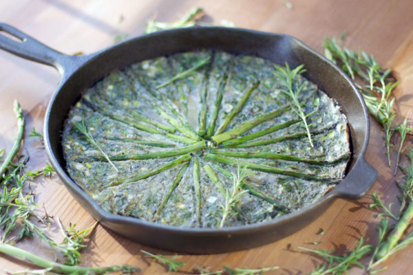 Omelette with Asparagus Source: pinterest