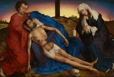 Pietá Taller de Rogier van der Weyden Prado