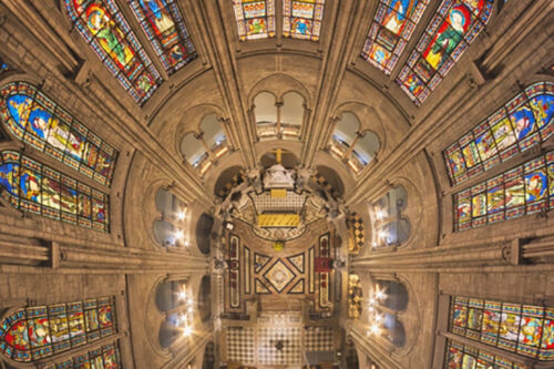 The vaults in Notre-Dame de Paris photographed by © Stephane Compoint 2012