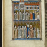 Nuns attending Mass inside a church, Yates Thompson, MS 11, f. 6v