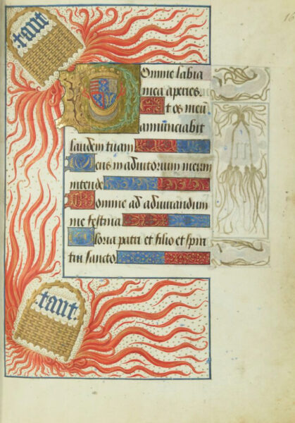 Heures de René d’Anjou Barthélémy d’Eyck 1459-1460 Enluminure Latin 17332 16 r Paris, BnF, département des Manuscrits © Bibliothèque nationale de France