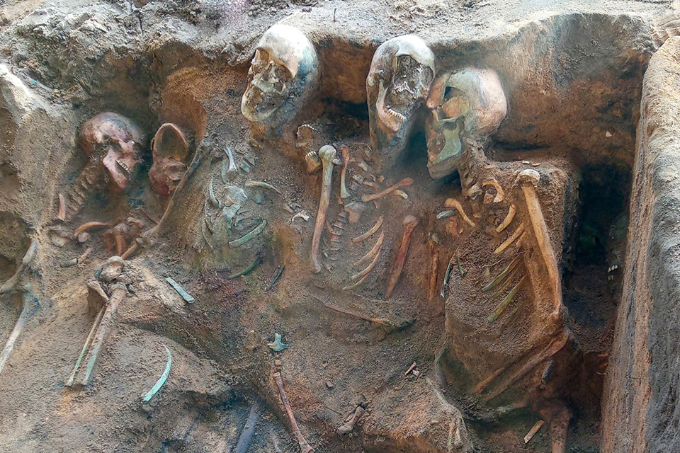 Skeletons from Nuremberg in Germany 1632-33 © In Terra Veritas