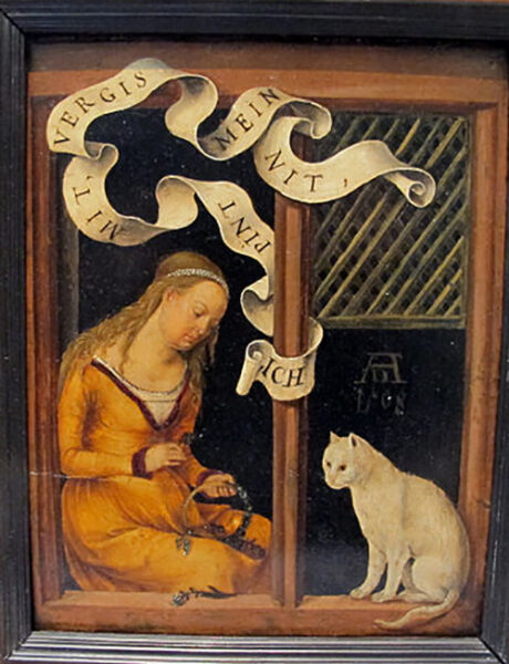 Hans Süss von Kulmbach. Girl with a cat. ca 1508 Source: Metropolitan Museum of Art/Wikipedia