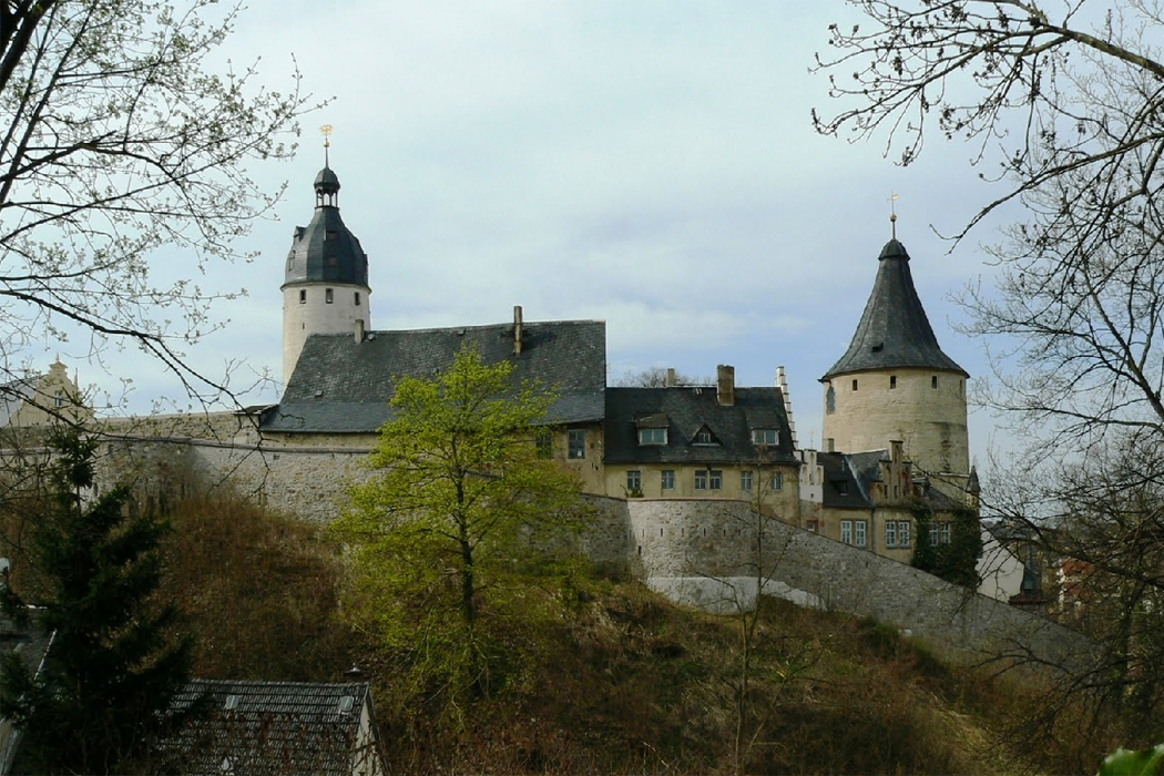 Altenburg with view to medieval remains. Source: Google Map