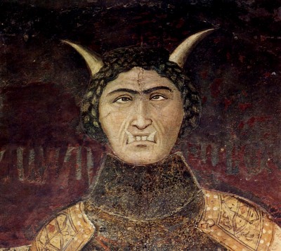 The Tyrant. Detail from Lorenzetti: The Good and Bad Government