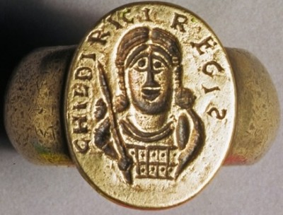 Copy of the ring of the Frankish King Childeric (c.481-482)