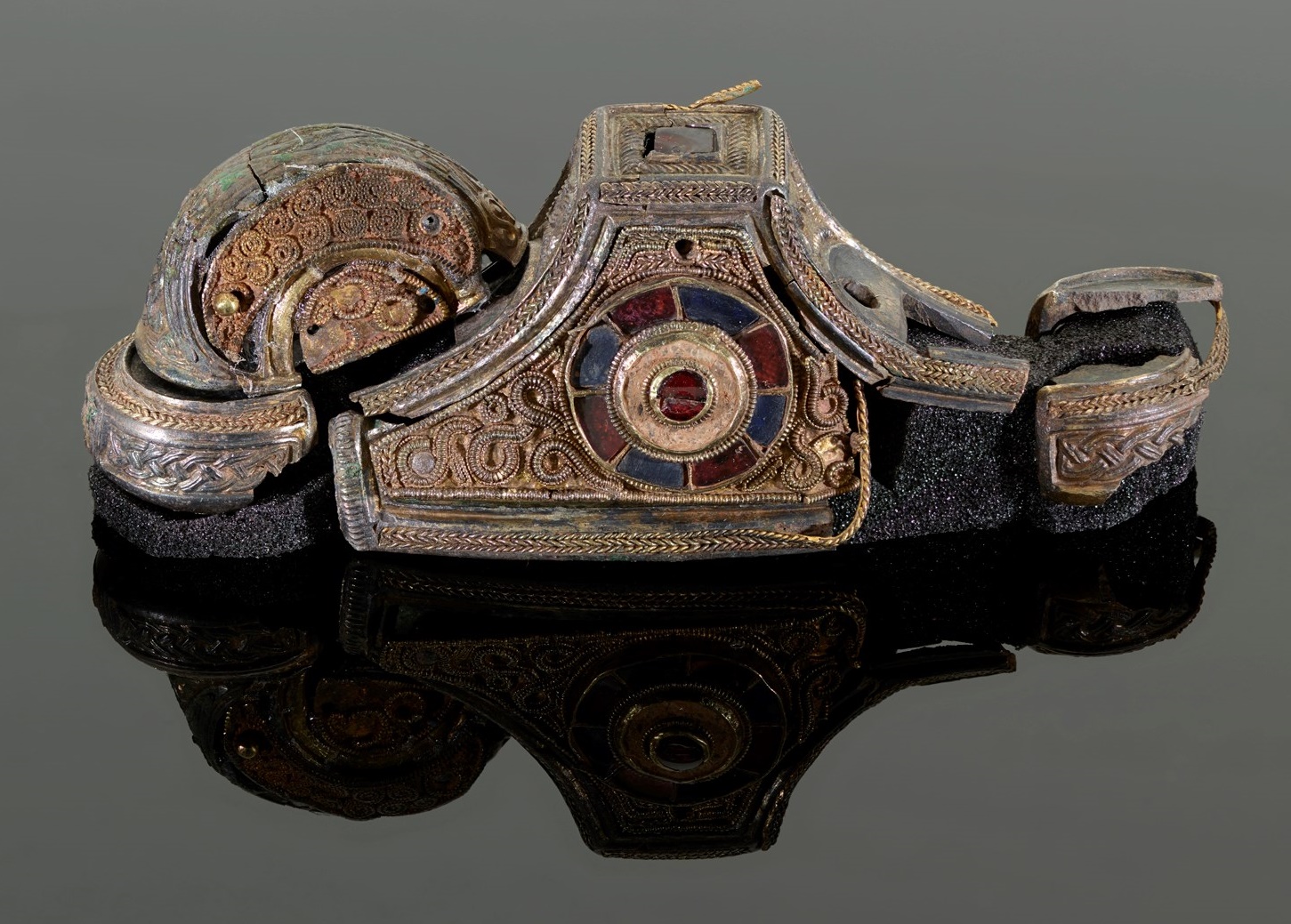 Front of reconstructed sword pommel © Birmingham Museums Trust