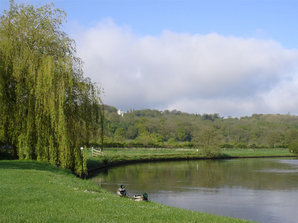 Medieval Runnymede setting for Magna Carta