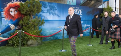 Alex Salmond in Hollywood celebrating the film: Brave