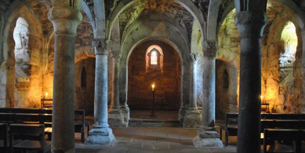 Crypt in Memleben Cathedral © Strasse der Romanik