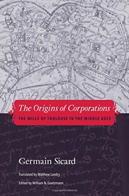 The origins of corporations by Sicard - cover