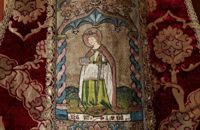 Ushaw College vestment or "Westminster Vestment" - St. Catherine