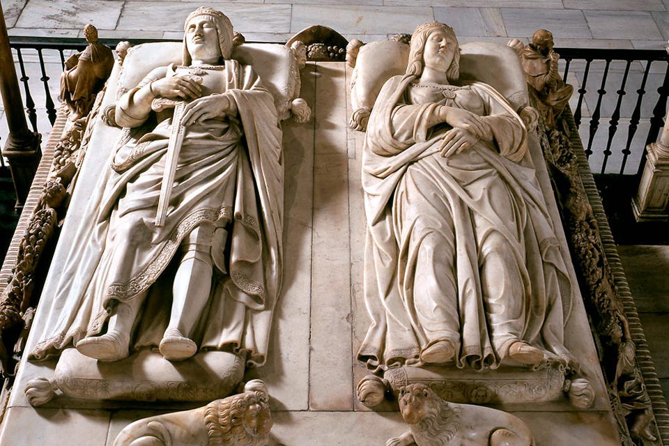 Isabella and Ferdinand in Capilla Real in Granada. Source: Wikipedia