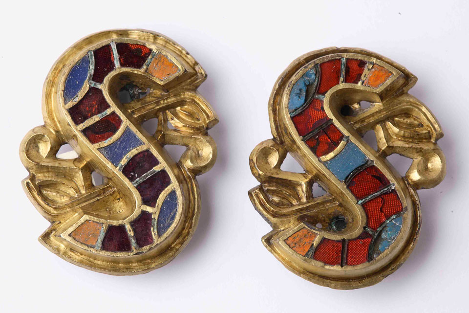 S-brooches from Longobard Cemetery in Northern Italy. Source: Pinterest