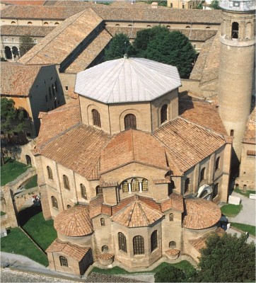 Exterior of San Vitale in Ravenna