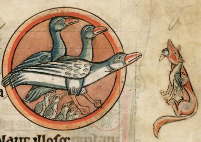 Fox and Geese. Harley-British Library