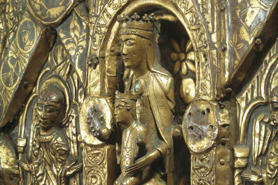 Lisbjerg Altar. Detail of central panel. © National Museum of Copenhagen/Lennart Larsen CC-BY-SA